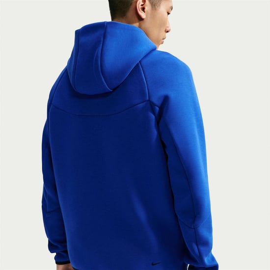Nike Mens Tech Chevron Full Zip Hoodie (Retro Royal) - Image 2