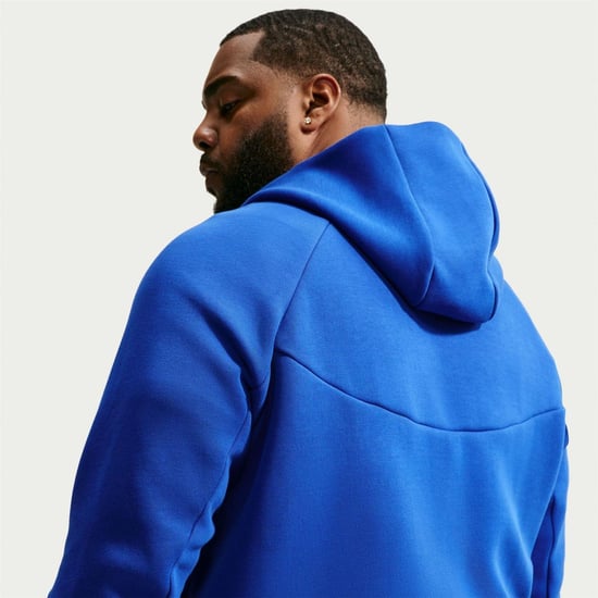 Nike Mens Tech Chevron Full Zip Hoodie (Retro Royal) - Image 5