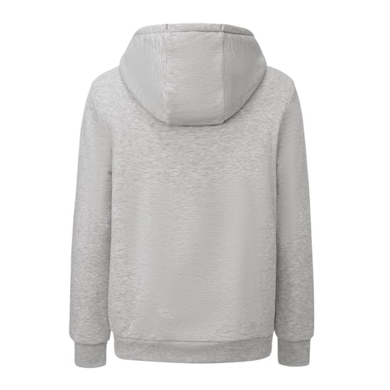 Slazenger Herenhoodie met voering en doorlopende rits van Borg (Grijs Marl Marl) - Image 2