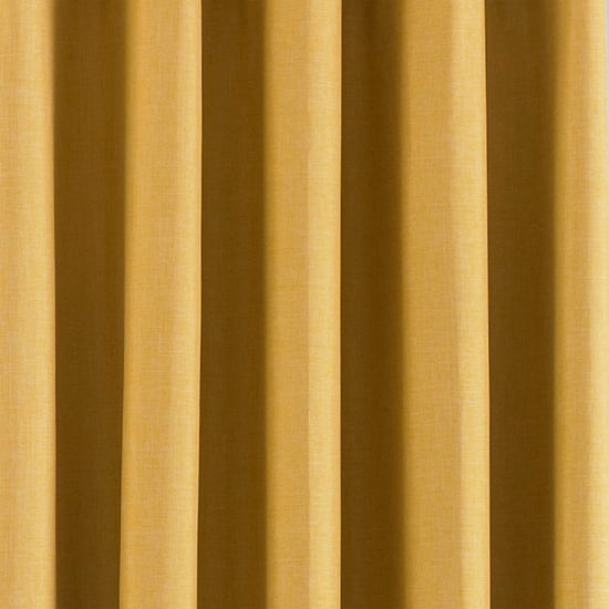 Twilight Blackout Eyelet Curtains in Ochre - Image 4