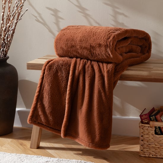 furn. Kallu Double-Sided Faux-Fur Throw - Image 3