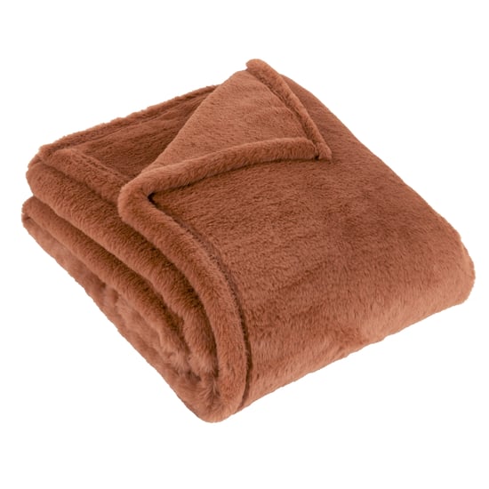 furn. Kallu Double-Sided Faux-Fur Throw - Image 4