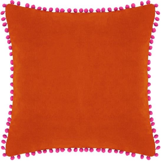 Velvet Pompom 45X45 Pcu Org/Fuch - Image 2