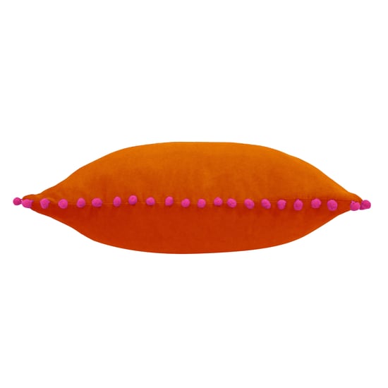 Velvet Pompom 45X45 Pcu Org/Fuch - Image 3