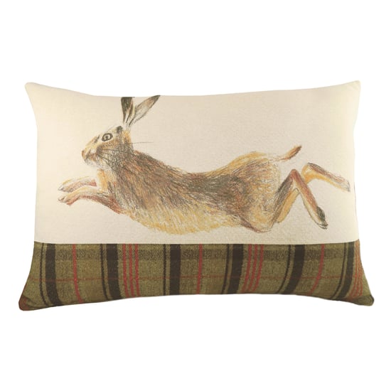 Hunter Leaping Hare Cushion - Image 2