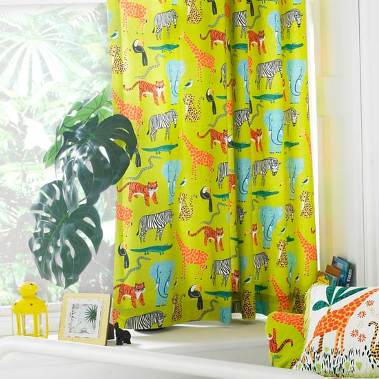 Jungletastic Printed Pencil Pleat Curtains in Multi - Image 3
