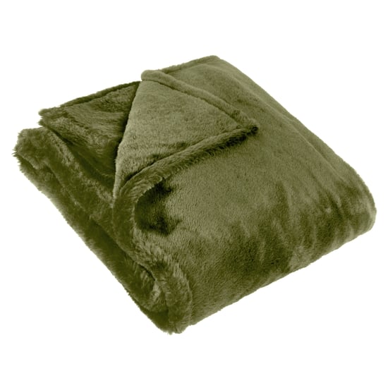 furn. Kallu Double-Sided Faux-Fur Throw - Image 4