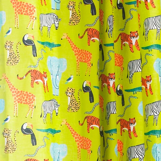Jungletastic Printed Pencil Pleat Curtains in Multi - Image 4