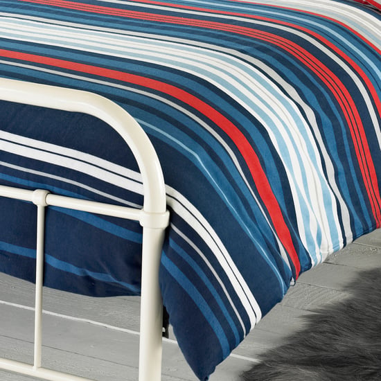 Lymington SKing Duvet Set Blu/Red - Image 3