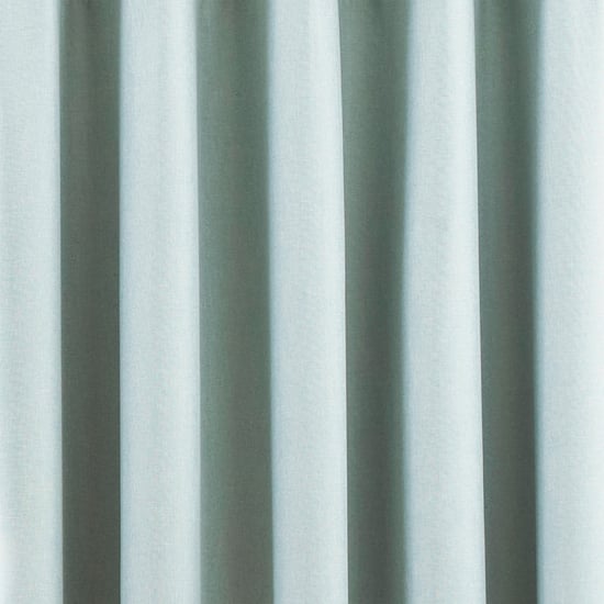 Twilight Blackout Eyelet Curtains in Duck Egg Blue - Image 4