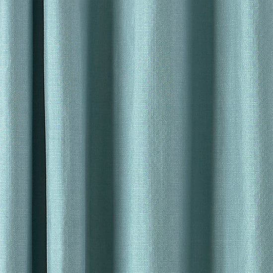 Atlantic Twill Woven Eyelet Curtains in Duck Egg Blue - Image 4