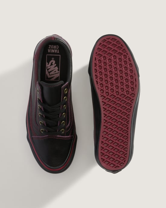 Premium Old Skool Leather Sneakers - Image 3