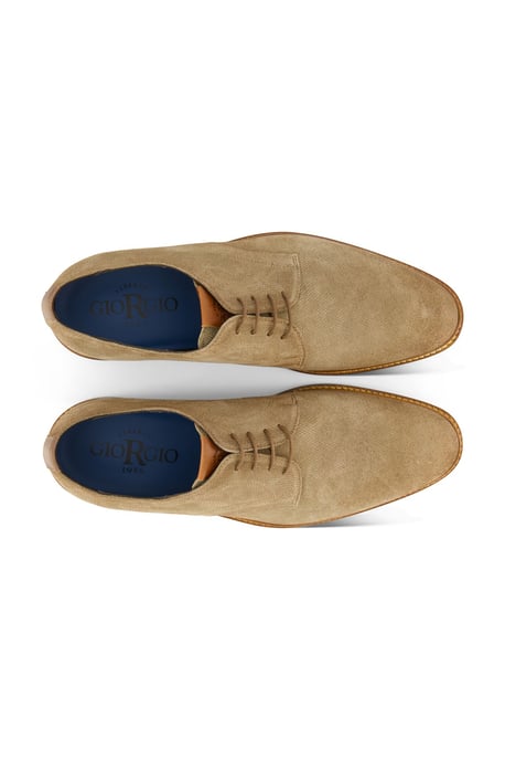 Giorgio nette veterschoenen beige effen leer textuur - Image 4