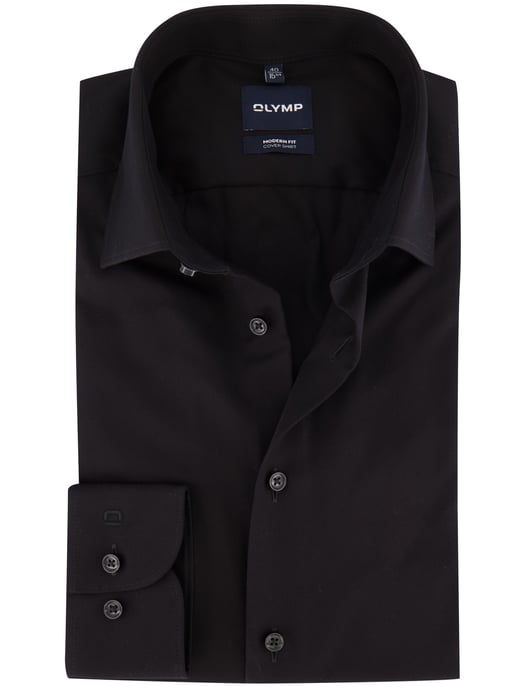 Olymp overhemden zwart modern fit strijkvrij - Image 1