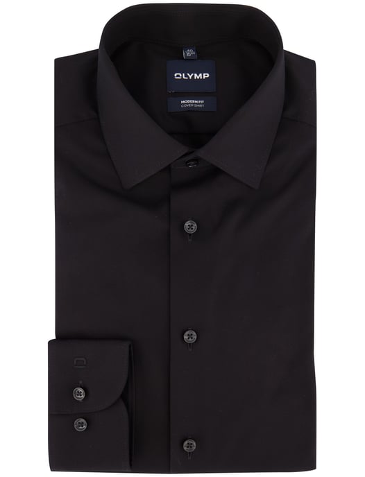 Olymp overhemden zwart modern fit strijkvrij - Image 2