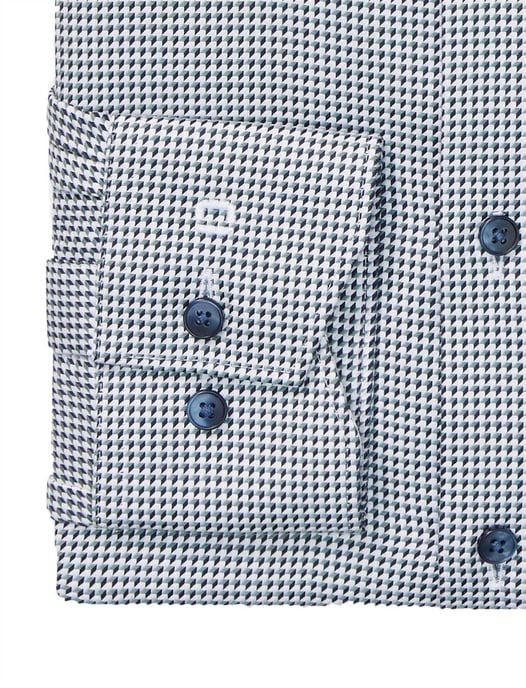 Olymp overhemd luxor modern fit blauw katoen - Image 3