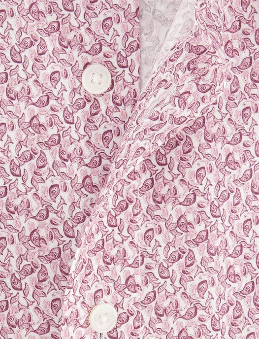 Roze wit OLYMP overhemd met print - Image 4