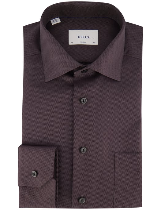 Overhemden Eton Classic Fit bruin - Image 2