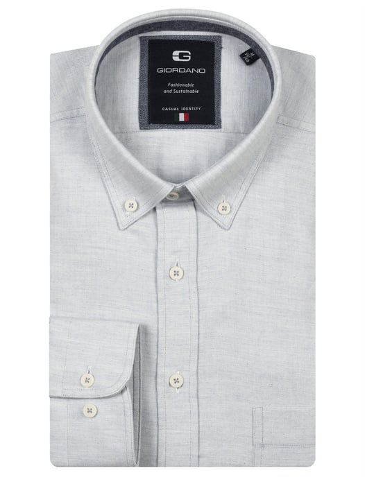 casual overhemd Giordano lichtblauw - Image 1