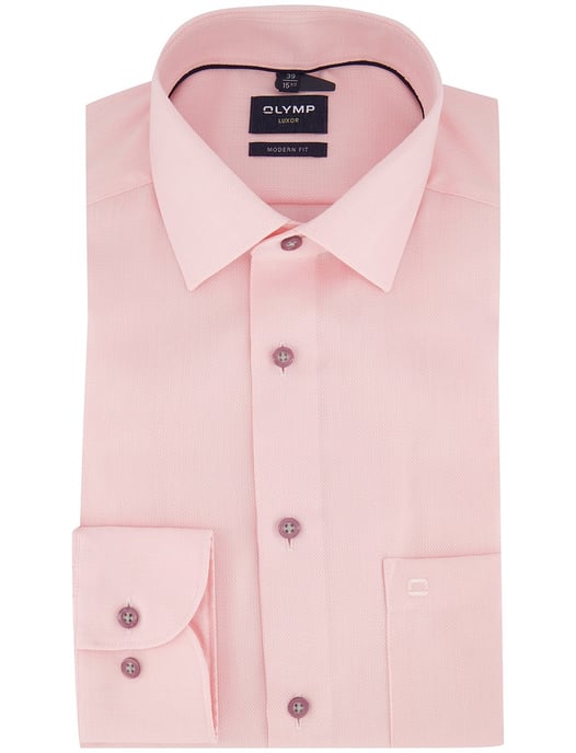 Business overhemd Olymp Luxor Modern Fit roze - Image 2