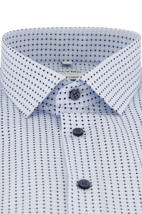 Olymp overhemd lichtblauw print extra slanke fit - Image 4