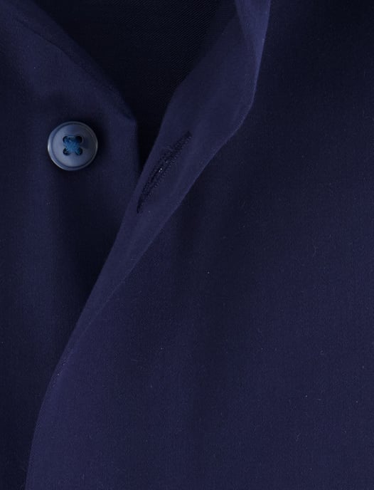 Olymp overhemd effen navy modern fit - Image 4