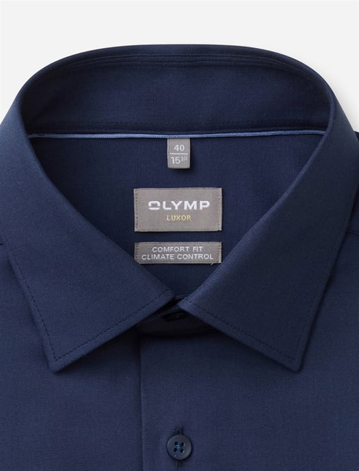 blauw Olymp Luxor 24/Seven overhemd climate control vezel - Image 2