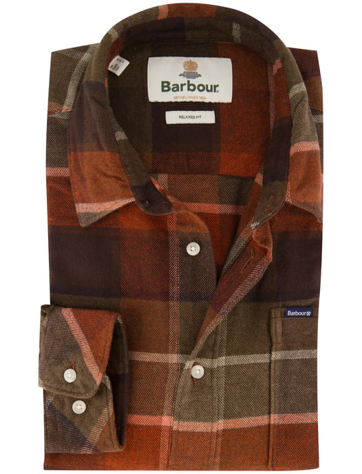 Overhemden Barbour Relaxed Fit bruin - Image 1