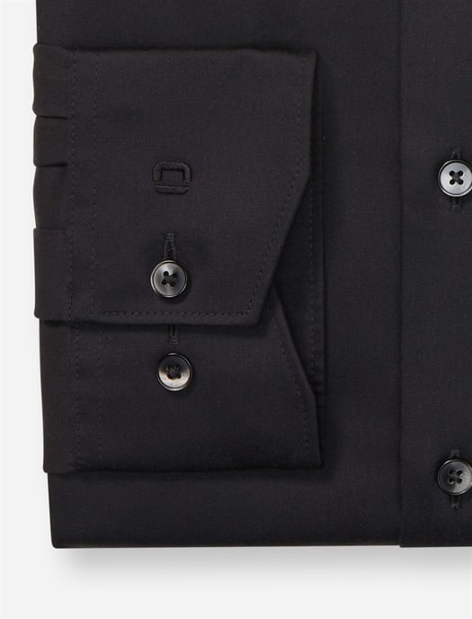 Overhemd Olymp Luxor Modern Fit zwart effen - Image 3