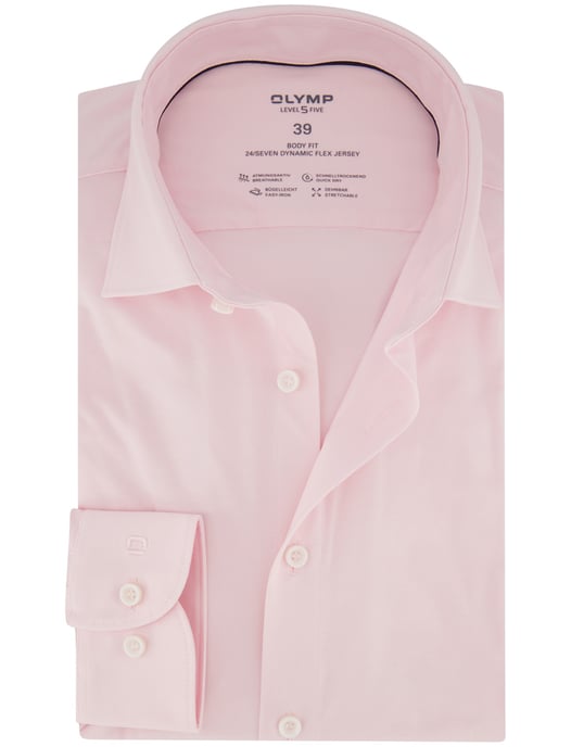 Roze overhemd OLYMP Level Five slanke fit stretch - Image 1