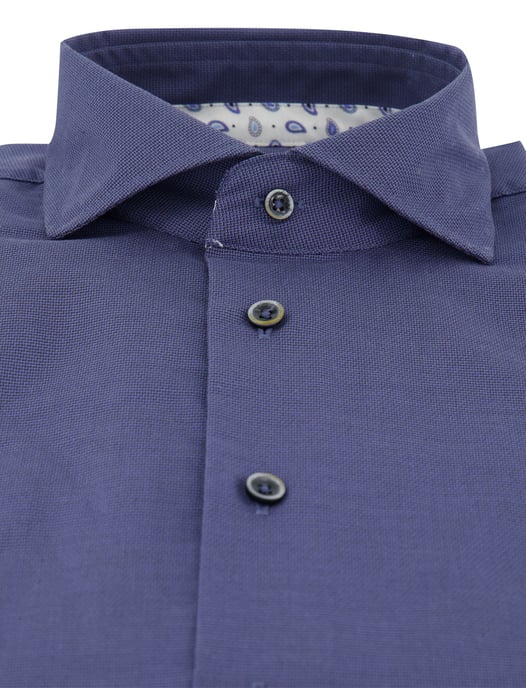 Overhemd Michealis donkerblauw strijkvrij slim fit - Image 3