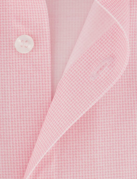 Overhemd OLYMP Body fit roze geprint - Image 4
