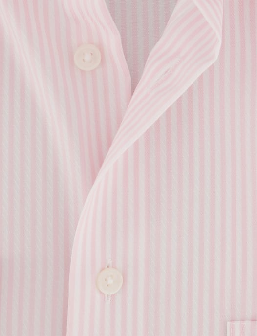 Overhemd strijkvrij Olymp roze streepjes borstzak - Image 4