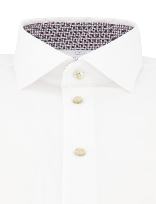 Overhemd wit Seidensticker slim fit strijkvrij - Image 3