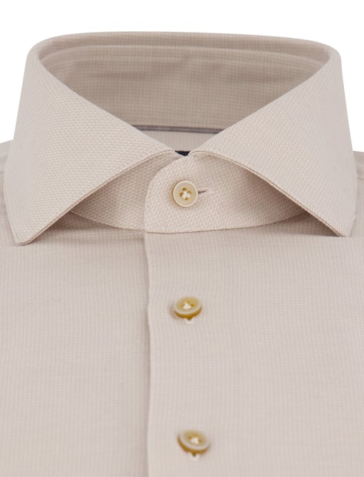 Overhemd Cavallaro beige Sarino jersey - Image 3