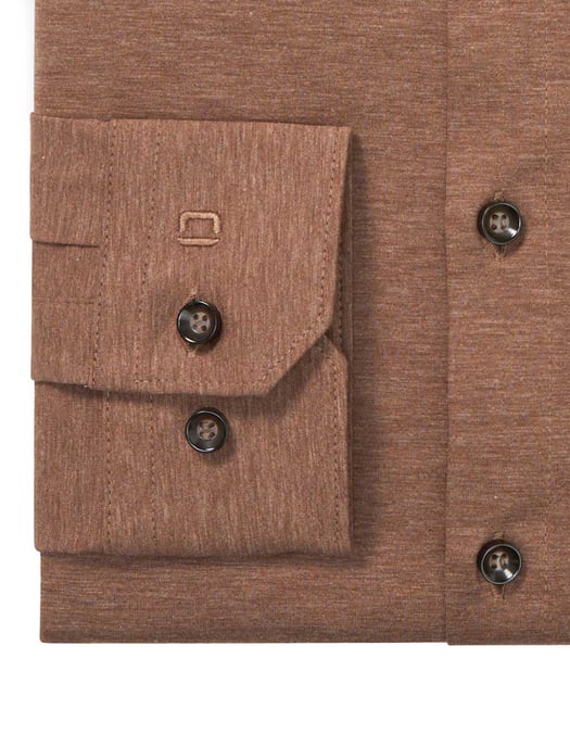 business overhemd Olymp No. Six super slim bruin - Image 3