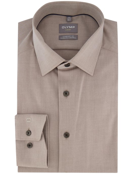business overhemd Olymp Luxor Comfort Fit bruin - Image 2