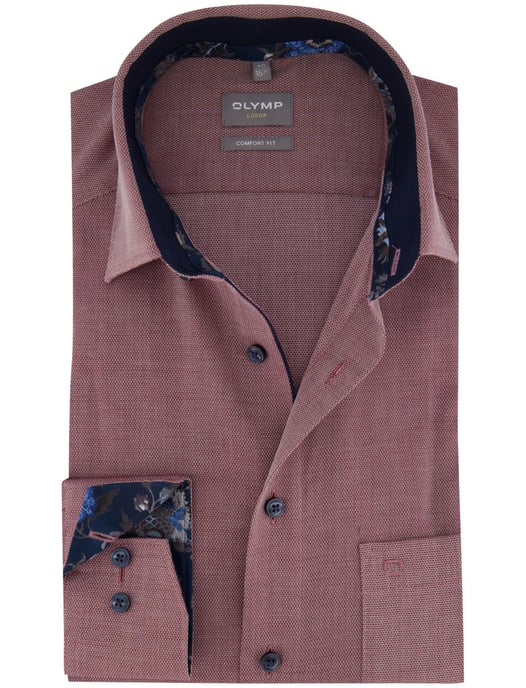 business overhemd Olymp Luxor Comfort Fit rood - Image 1