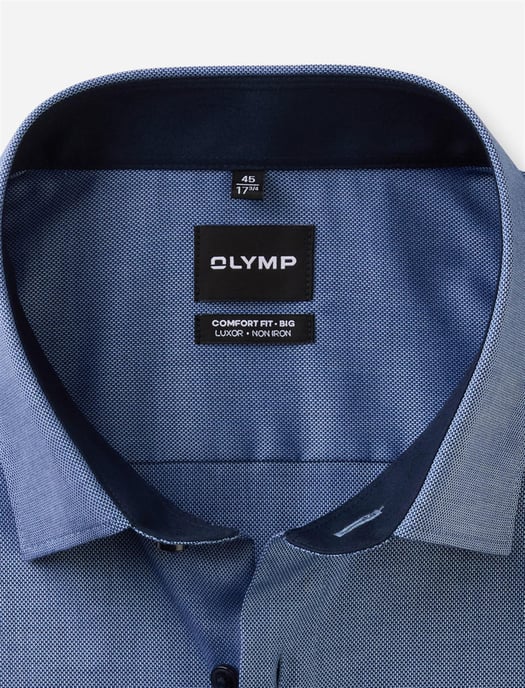 blauw Olymp Big&Tall overhemd - Image 2