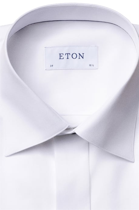 Contemporary fit katoenen overhemd wit smoking Eton - Image 2