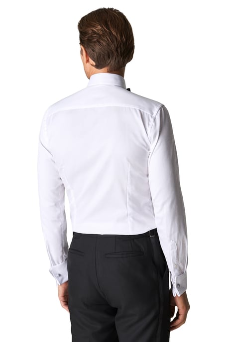 Contemporary fit katoenen overhemd wit smoking Eton - Image 4