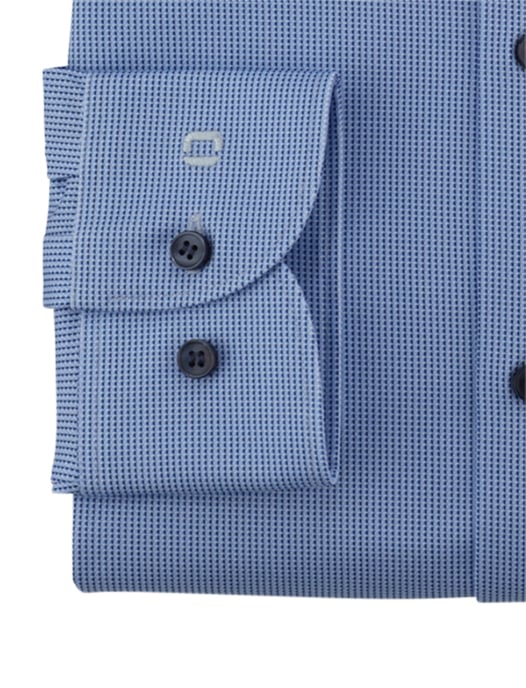 blauw geprint Olymp Level Five 24/Seven overhemd Dynamic Flex Jersey - Image 3