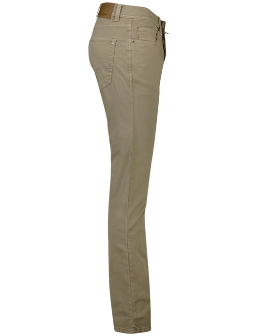 Pierre Cardin 5-p broek effen beige zonder omslag - Image 3