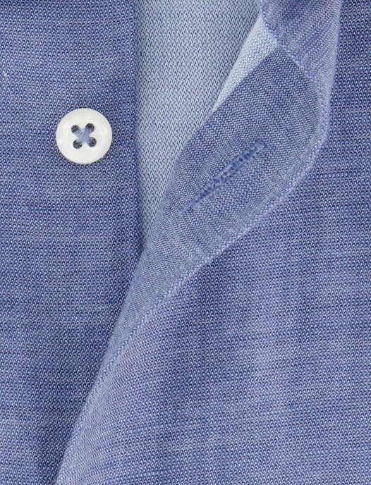Eterna overhemd blauw modern fit korte mouw - Image 4