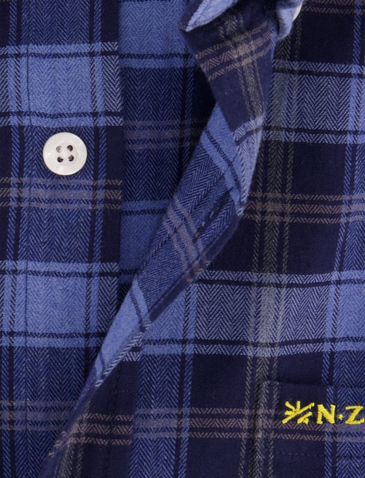 Overhemd New Zealand blauw geruit - Image 4