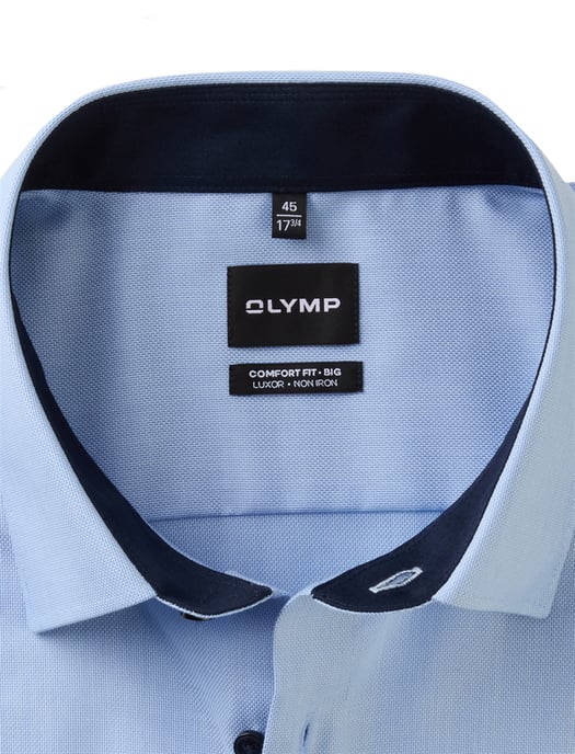lichtblauw Olymp Big&Tall overhemd Comfort Fit - Image 2