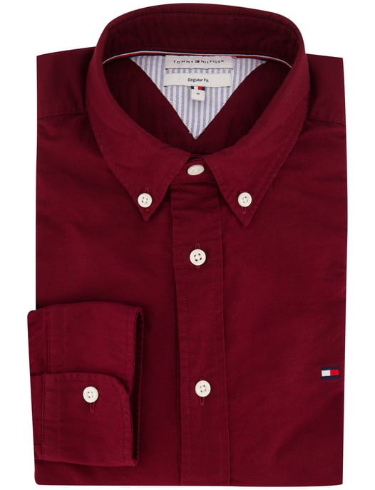 Overhemd Tommy Hilfiger bordeaux normale fit - Image 2