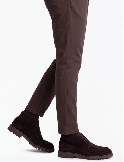 Schoenen Giorgio bruin donkerbruin met grof geribbelde rubberzool - Image 2