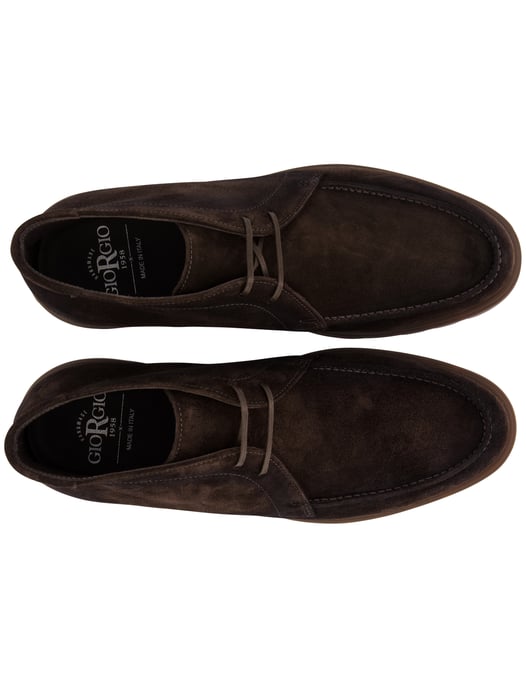 Schoenen Giorgio bruin donkerbruin met grof geribbelde rubberzool - Image 4