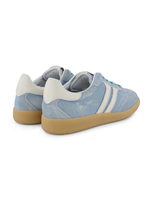 lichtblauw wit sneakers laag Giorgio met blauwe veters - Image 3